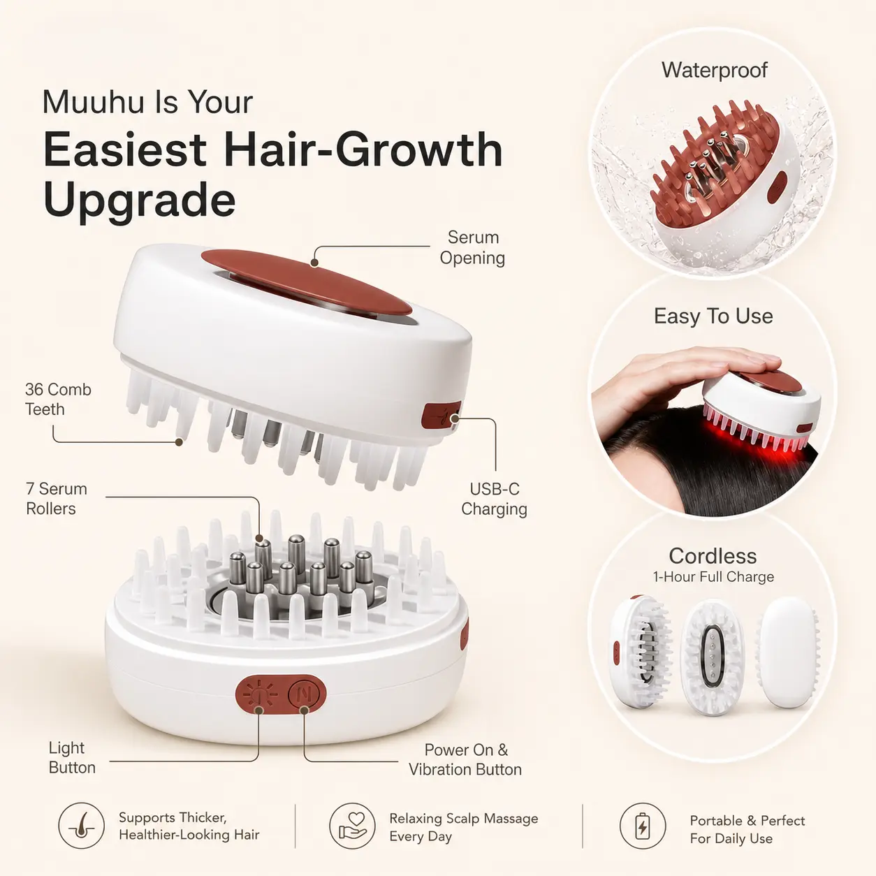 650nm Red Light Phototherapy Follicle Stimulation